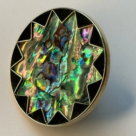 House of Harlow 1960 Boho Starburst Abalone Ring - Picture 9 of 12